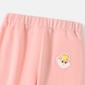 Looney Tunes Toddler Girl Patch Embroidered Elasticized Pants Pink image 4