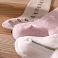 3-pairs Baby Floral Jacquard Long Stockings Set Multi-color image 4