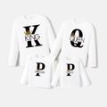 Go-Neat Water Repellent and Stain Resistant Family Matching KING & QUEEN Long-sleeve Tee White image 2