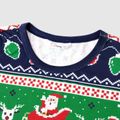 Natal Look de família Manga comprida Conjuntos de roupa para a família pijama apertado colorido image 3