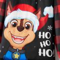 PAW Patrol Family Matching Christmas Red Plaid Long-sleeve Cartoon Graphic Pajamas Sets (Flame Resistant) redblack image 3