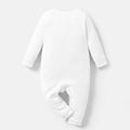 Looney Tunes Baby Boy/Girl 100% Cotton Long-sleeve Graphic Jumpsuit White image 5