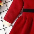 Christmas Baby Girl Red Knitted Sweater Dress Red image 4