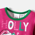 Barbie Christmas Mommy and Me Hot Pink Long-sleeve Graphic Print Pajamas Sets (Flame Resistant) Hot Pink image 4