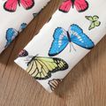 Kid Girl Butterfly Print Elasticized Leggings Multi-color image 4