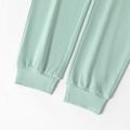 Maternity Solid Sweatpants Mint Green image 5