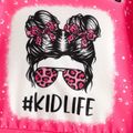 Toddler Girl Character Leopard Print Pullover Sweatshirt Roseo image 4