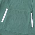 Camisola de amamentação com capuz Exterior Básico Cor sólida Cor sólida Malha Com capuz Top de amamentação Verde image 4