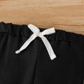 2pcs Baby Boy Long-sleeve Colorblock Sweatshirt and Sweatpants Set ColorBlock image 5