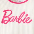 Barbie 2 Stück Baby Mädchen Flatterärmel Süß Langärmelig Baby-Sets weiß image 3