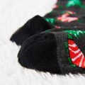 Christmas Pattern Crew Socks for Mom and Me Dark Grey image 5