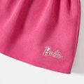 Barbie 2pcs Toddler Girl Textured Sleeve Cotton Sweatshirt and Bowknot Design Skirt Set White image 5