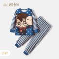Harry Potter 2pcs Toddler Gil/Boy Character Print Striped Sweatshirt and Pants Set Tibetanblue image 1