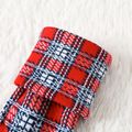 Family Matching Christmas Plaid Pattern Thermal Crew Socks Red image 4