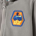 PAW Patrol Toddler Girl/Boy character print zip-up Hooded Jacket Sweatshirt Grey image 2