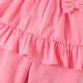 Looney Tunes Baby Girl 95% Cotton Bow Front Ruffle Trim Leggings Pants Pink image 5