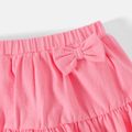 Looney Tunes Baby Girl 95% Cotton Bow Front Ruffle Trim Leggings Pants Pink image 4