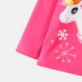 PAW Patrol Toddler Boy/Girl Christmas Letter Print Long-sleeve Tee Hot Pink image 4