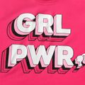 Barbie 2pcs Kid Girl Letter Print Sleeveless Dress and Cotton Sweatshirt Set Roseo image 4