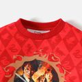 Harry Potter 2pcs Baby Boy/Girl Long-sleeve Graphic Sweatshirt and Sweatpants Set Burgundy image 4