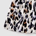 Look de família Padrão de leopardo Manga comprida Conjuntos de roupa para a família Conjuntos cáqui