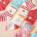 5-pairs Baby / Toddler Unicorn Print Socks Set Multi-color image 2
