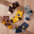 5-pairs Baby / Toddler Cartoon Animal Graphic Crew Socks Set Multi-color image 2