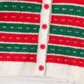 Baby Boy/Girl Allover Pattern Hooded Long-sleeve Knitted Sweater Cardigan Multi-color image 4