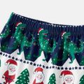 Christmas Family Matching Dinosaur Graphic Raglan-sleeve Allover Print Pajamas Sets (Flame Resistant) DeepSapphireBlue image 4
