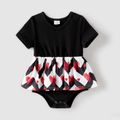 Dia da Mãe Look de família Manga curta Conjuntos de roupa para a família Conjuntos Preto image 5
