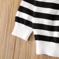 Toddler Boy/Girl Classic Stripe Knit Sweater Black/White image 3