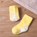 Baby Two Tone Thermal Plush Socks Yellow image 1