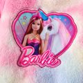 Barbie Toddler Girl Heart Embroidered Tie Dyed Fleece Hoodie Sweatshirt Colorful image 2