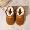 Toddler / Kid Fleece Lined Thermal Buckle Snow Boots Brown image 4