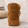 Toddler / Kid Fleece Lined Thermal Buckle Snow Boots Brown image 5