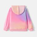 Barbie Kid Girl Character Print Tie Dyed Hoodie Sweatshirt Pink image 2