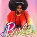 Barbie Kid Girl Character Print Tie Dyed Hoodie Sweatshirt Pink image 3