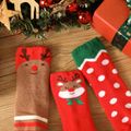 3-pairs Baby Christmas Thermal Socks Set Red image 1