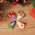 4-pack Christmas Cartoon Braided Hair Clips for Girls Multi-color image 4