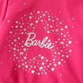 Barbie 2pcs Toddler Girl Character Print Pink Hoodie Sweatshirt and Flared Pants Set Pink image 4