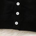 Baby Boy Long-sleeve Colorblock Knitted Sweater Cardigan Grey image 4