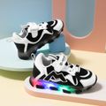 Toddler Two Tone LED Sneakers Black image 3