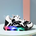 Toddler Two Tone LED Sneakers Black image 2