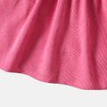 L.O.L. SURPRISE! Toddler Girl Faux-two Stripe Splice Belted Long-sleeve Dress Pink image 5