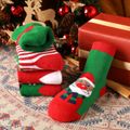 4-pairs Baby / Toddler Christmas Thermal Crew Socks Red image 5