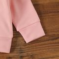 Baby Girl Cloud Embroidered Pink Long-sleeve Sweatshirt Pink image 5