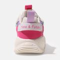 Toddler / Kid Letter & Holographic Detail Chunky Sneakers Pink image 4