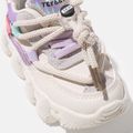 Toddler / Kid Letter & Holographic Detail Chunky Sneakers Pink image 5