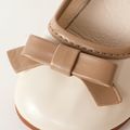 Toddler / Kid Bow Decor Elastic Strap Princess Shoes Beige image 4