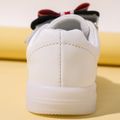 Toddler / Kid Polka Dots Bow Decor White LED Shoes White image 5